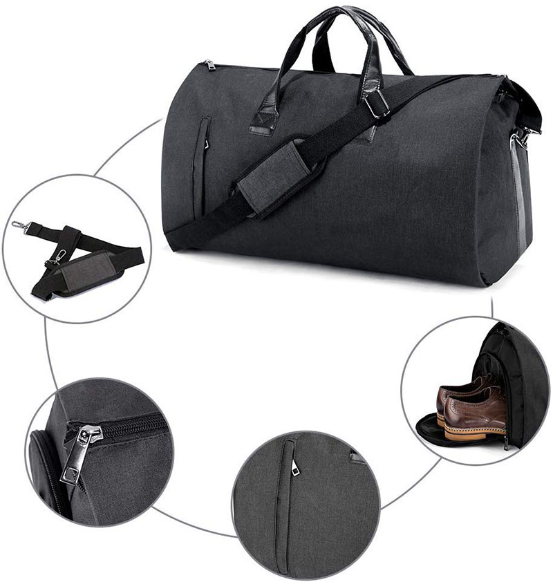 Garment Bag with Shoes Compartment