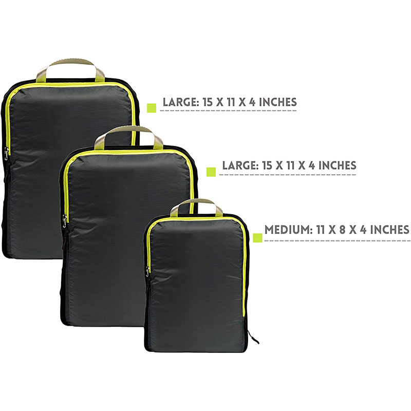 3pcs Ultralight travel organizer bag