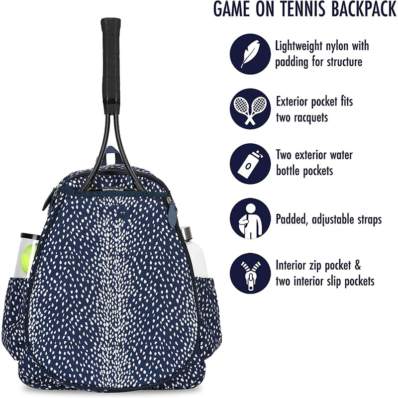 Custom tennis racket backpack