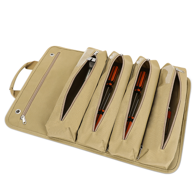 Oxford nylon roll up zipper tool bag