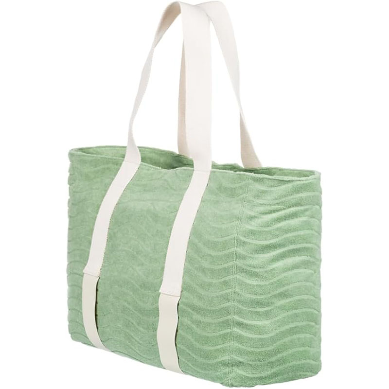 Terry cloth yoga beach tote Palm Tote Bag