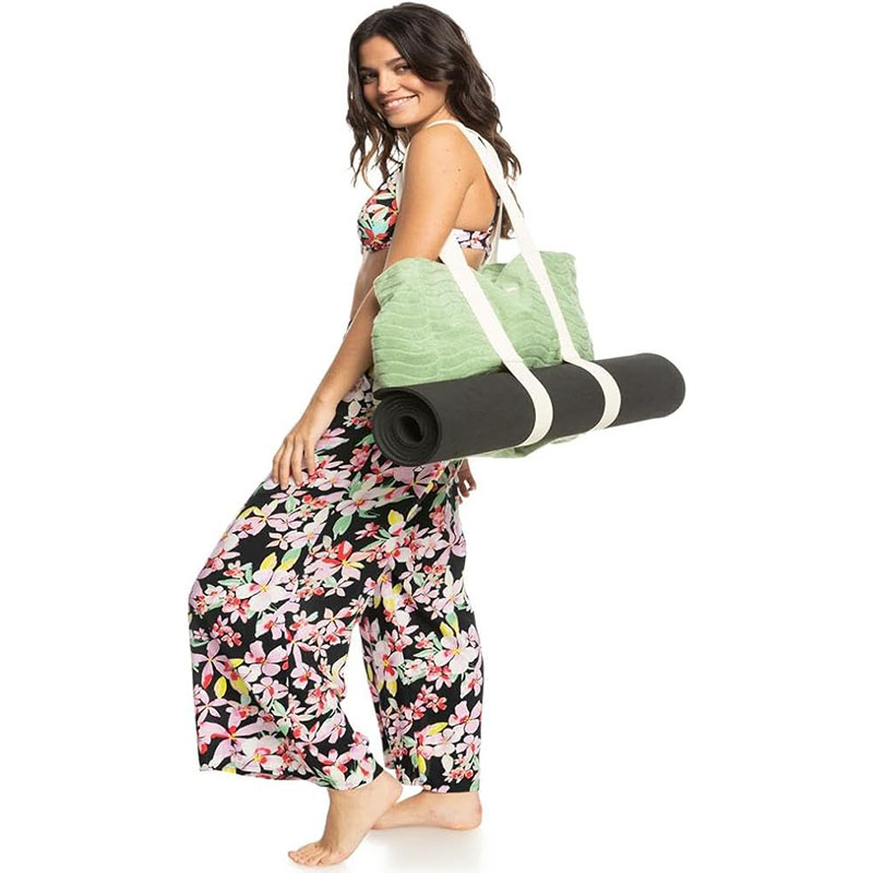 Terry cloth yoga beach tote Palm Tote Bag