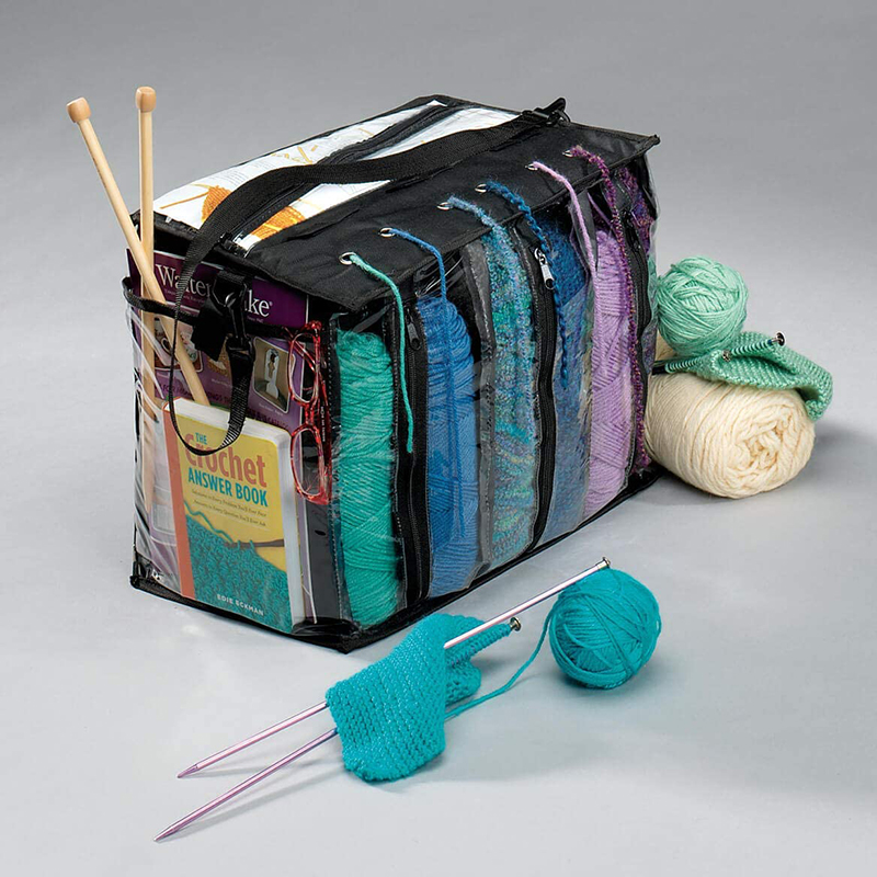 PVC clear Knitting Bag