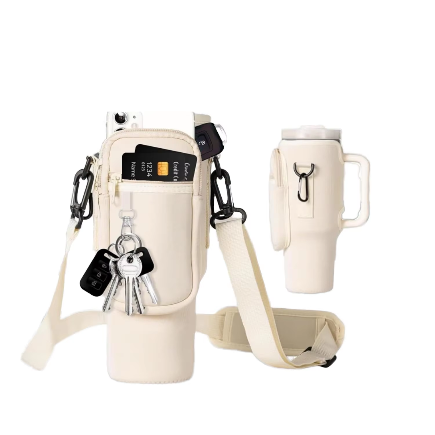 Maginbag water bottle gym bag shoulder carrier