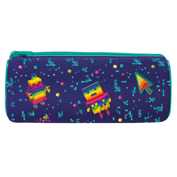 Custom round pencil case