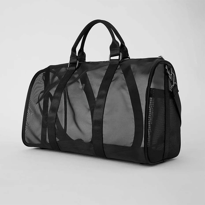 Mesh yoga duffle bag