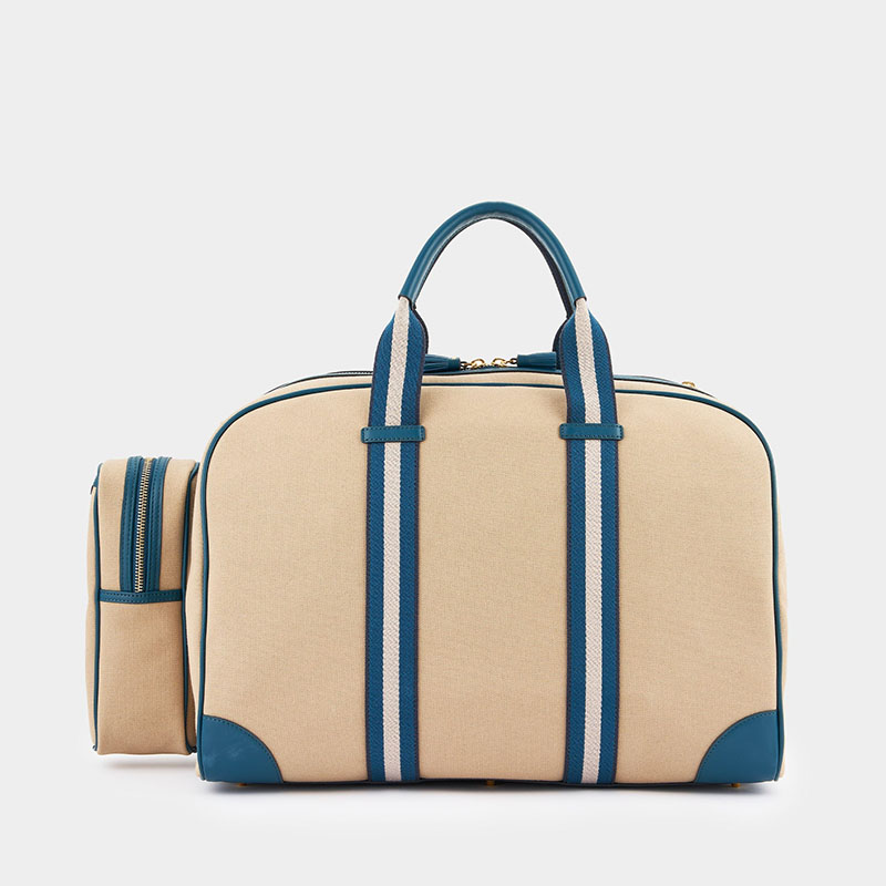 recycled canvas tennis bag