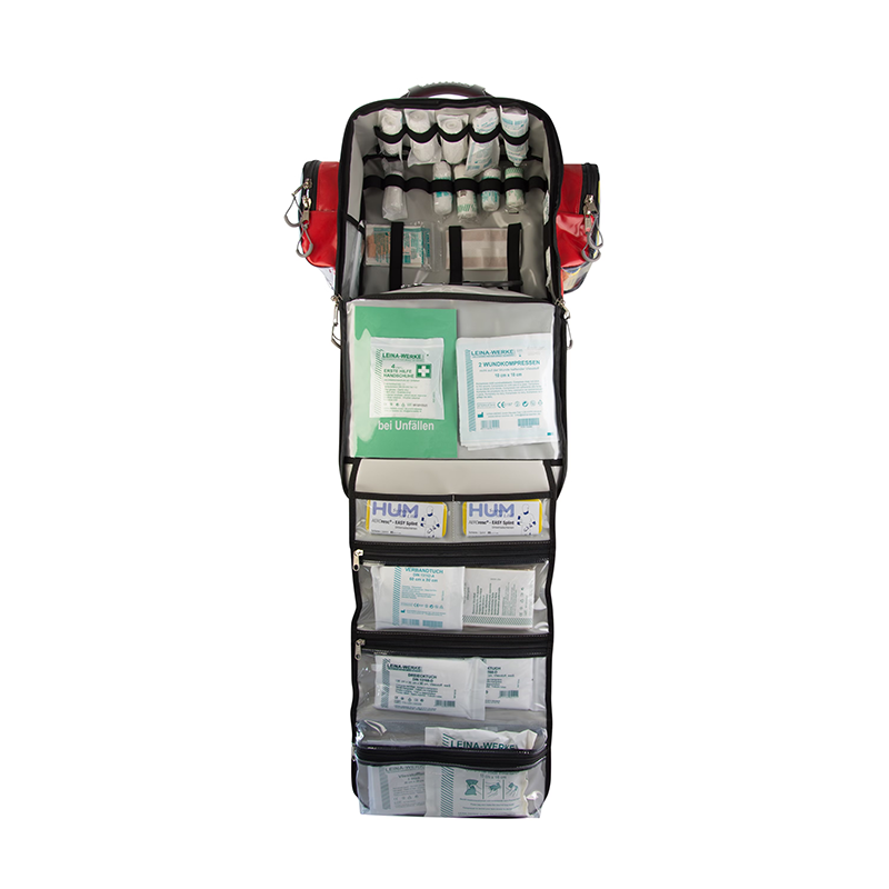 Travel hiking first aid bag for car