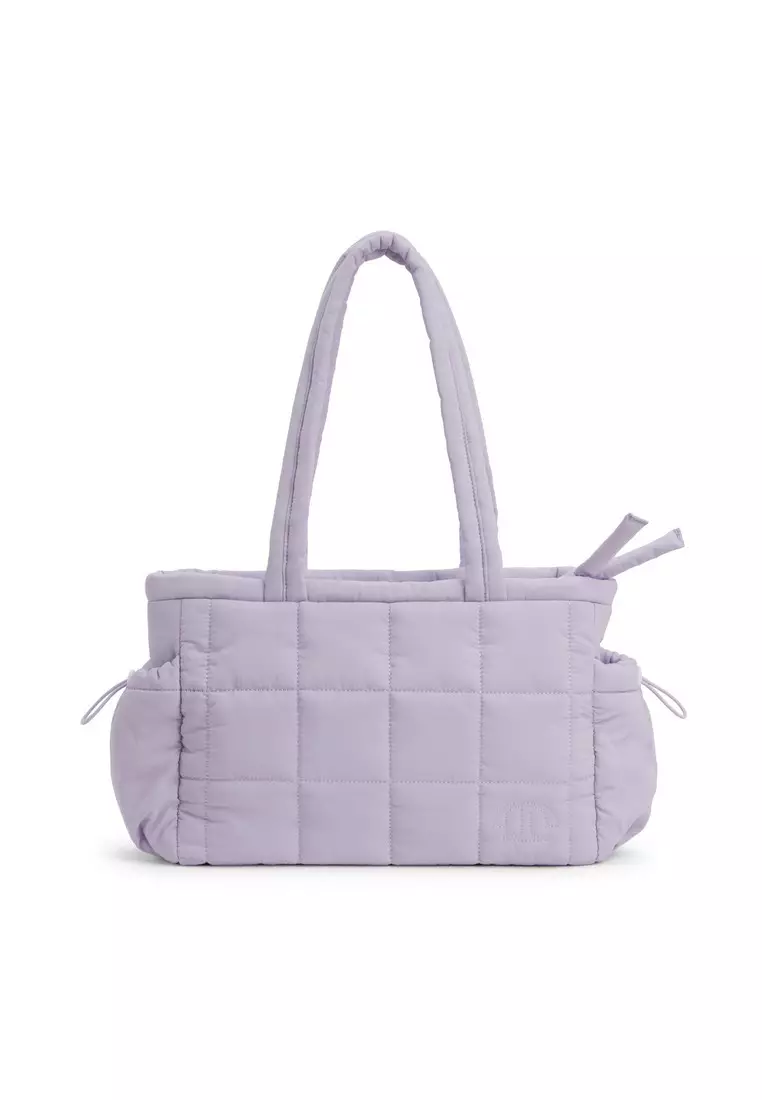 Nylon Puffy tote bag