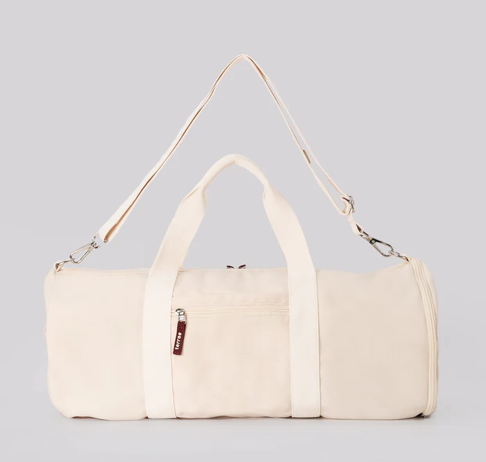 Premium canvas round duffle bag