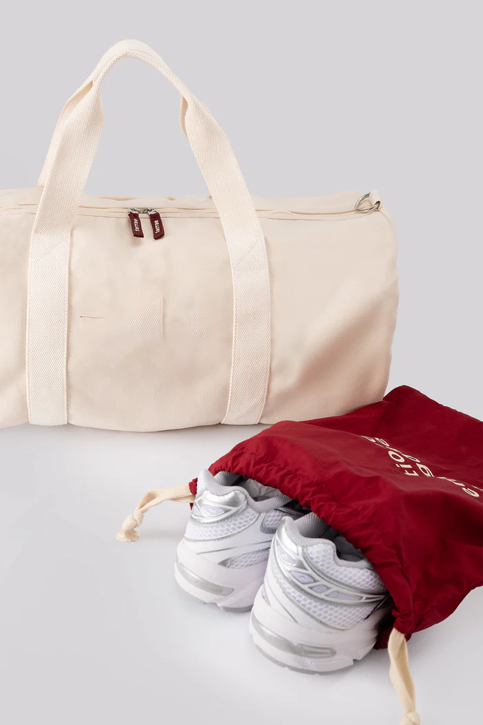 Premium canvas round duffle bag