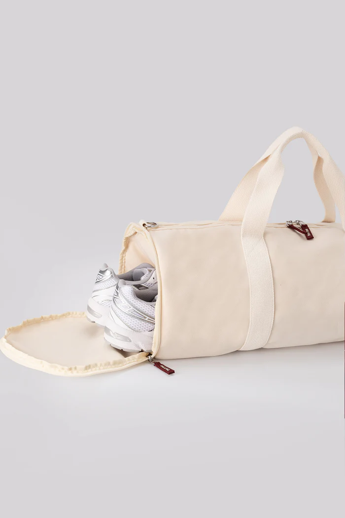 Premium canvas round duffle bag