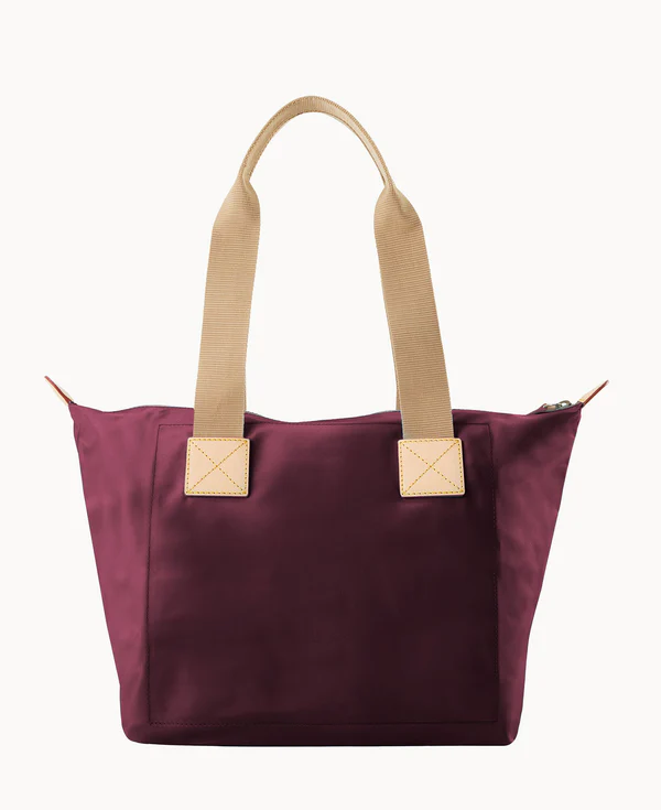 Nylon Front Zip Tote bag