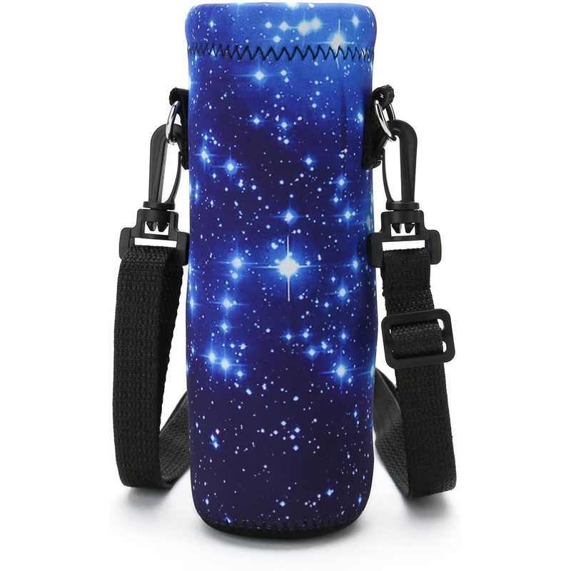 Neoprene insulated water bottle sling bag