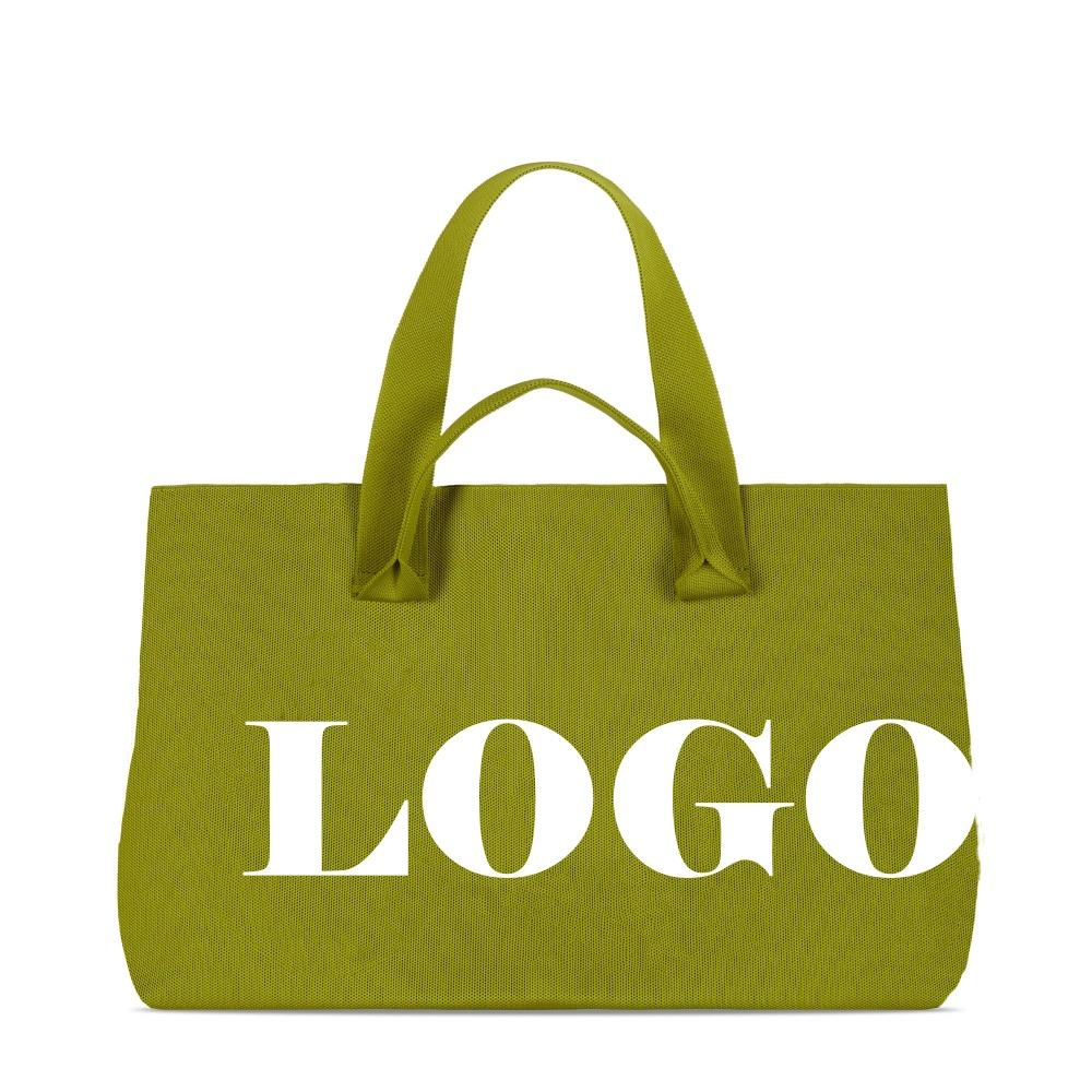 Knitted tote bag for women