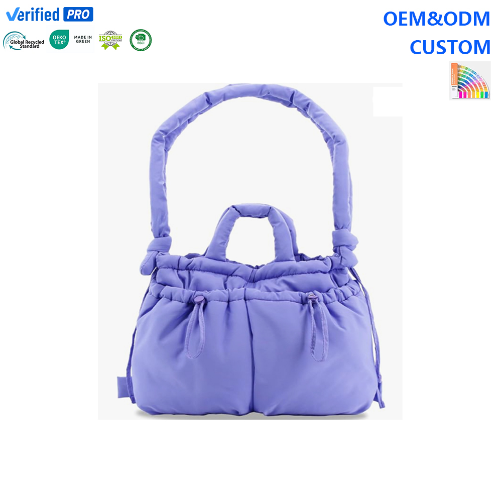 Women purple shoulder bag