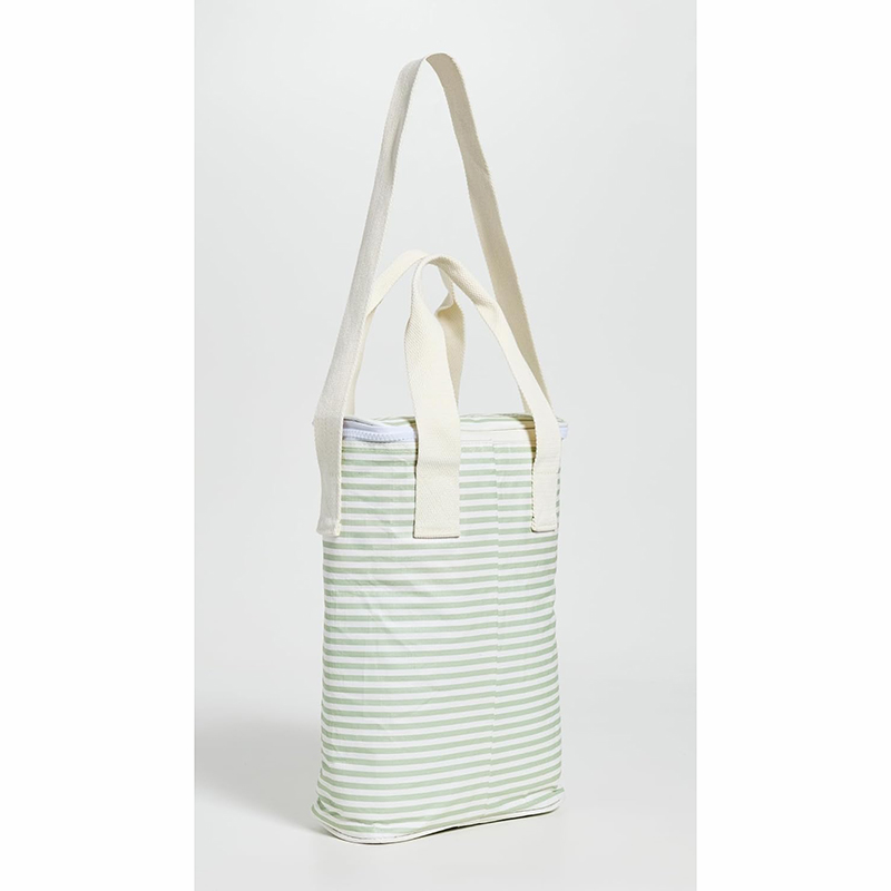 2 bottle custom printed tyvek wine tote carrier