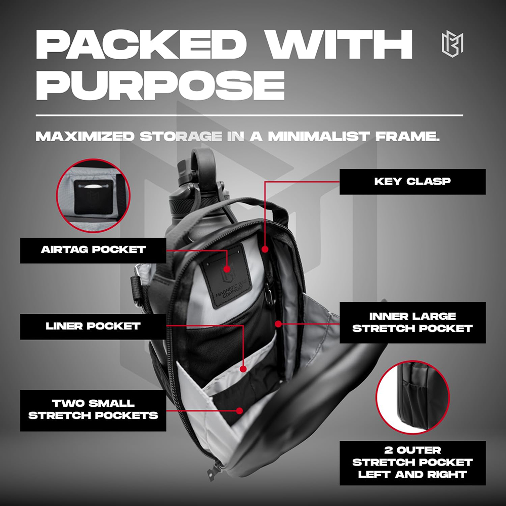 Magnetic Bottle Bag Sling Bag