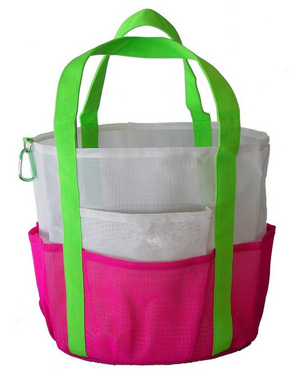 Mesh Beach Tote family use organizer bag