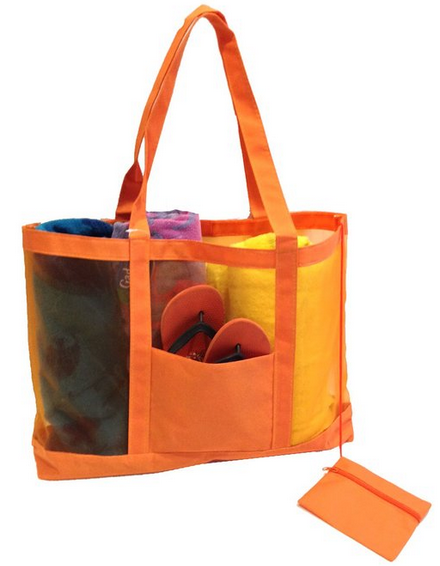 GIANT Beach Bag made from nylon mesh