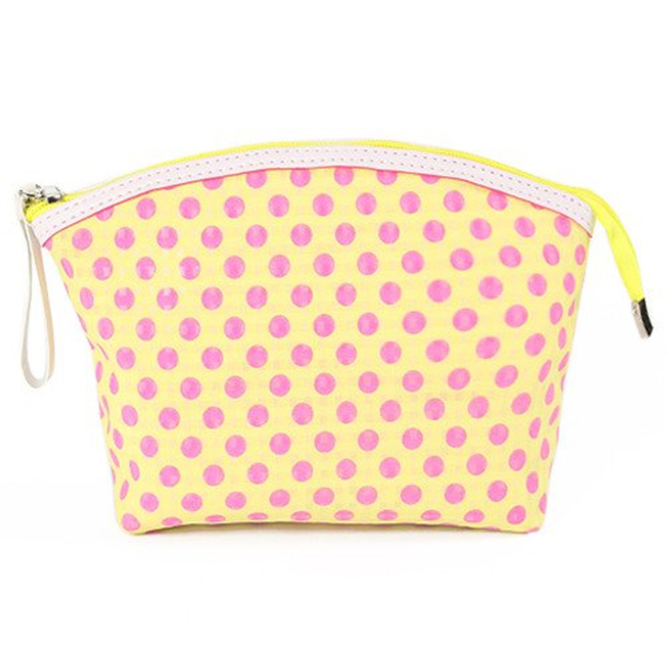 PVC gauze cosmetic bag