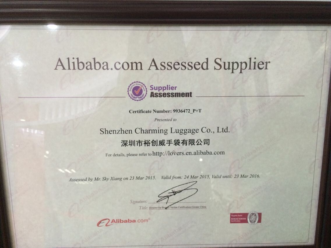 Assessed Supplier by Alibaba