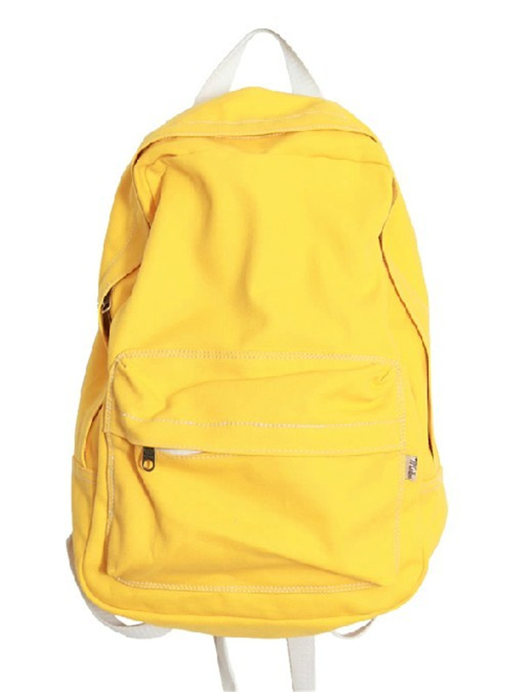 Recycled backpack yellow