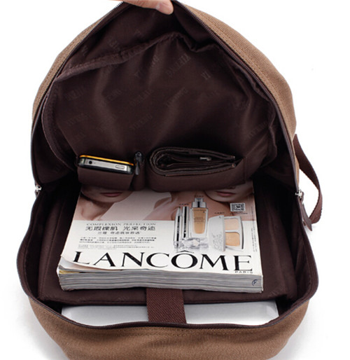 Canvas backpack