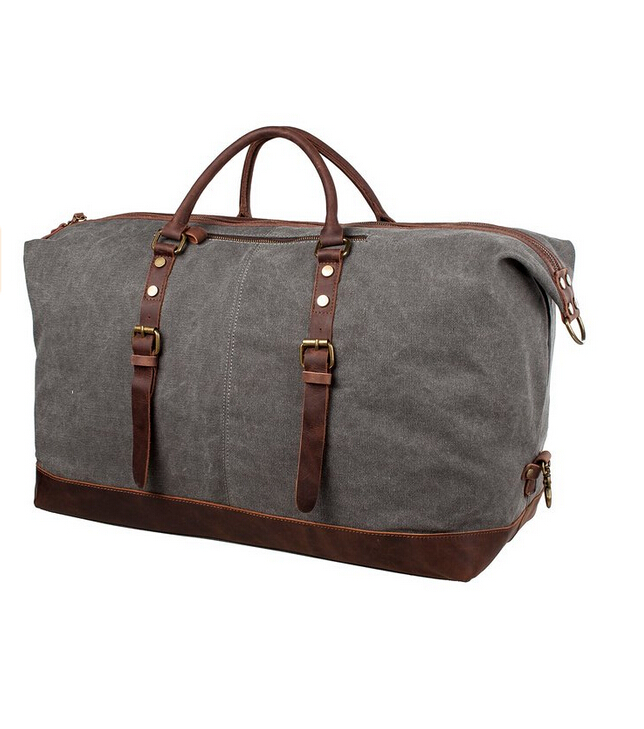 Canvas Leather duffle bag