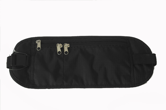 Money belt factory black