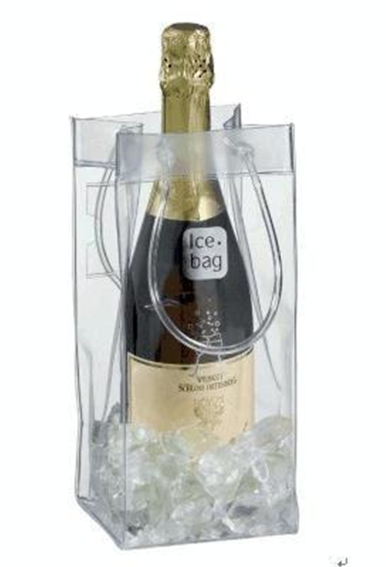 Clear PVC Ice Bag For Wine