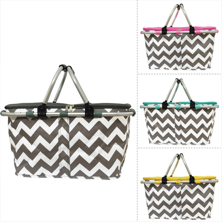 Chevron cooler basket