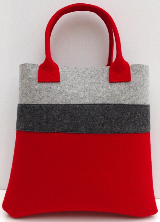 Felt tote bag customize