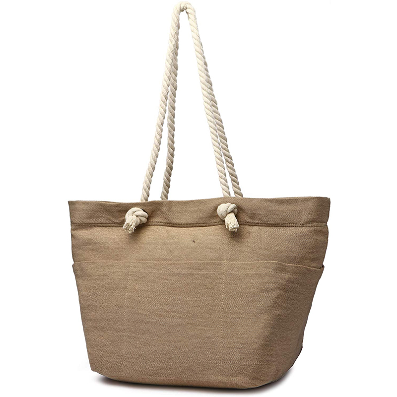 Large Canvas shoulder Beach Bag