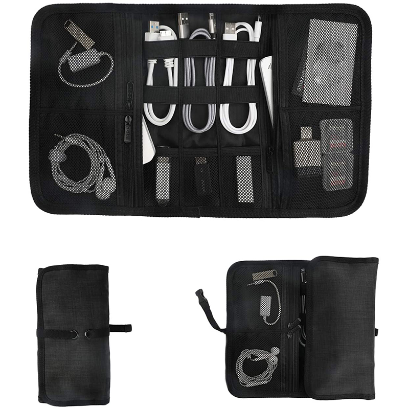 Roll Up Travel Gear Organizer Case