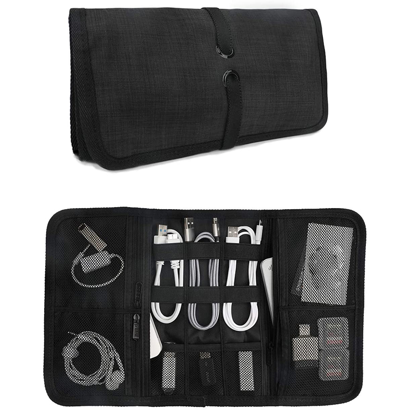 Roll Up Travel Gear Organizer Case