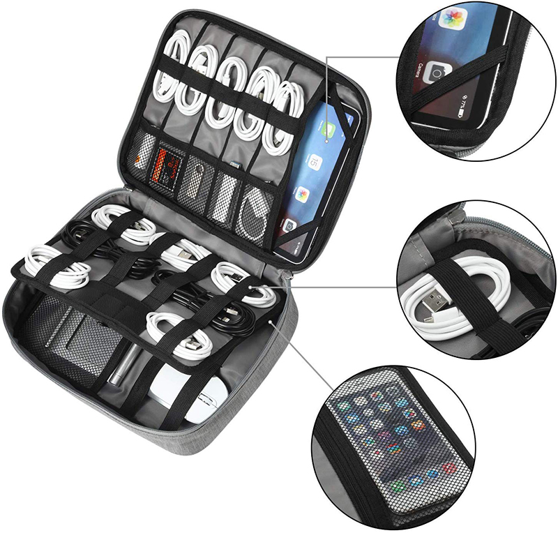 Double Layer Travel Cable Organizer