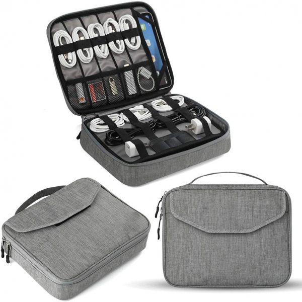 Double Layer Travel Cable Organizer