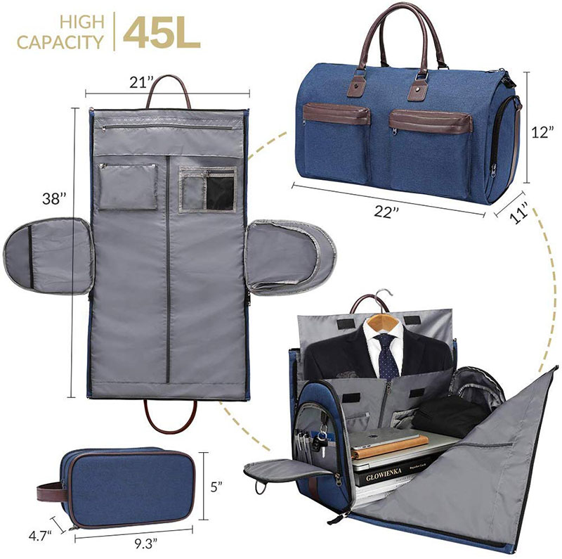 Garment Bag with Toiletry Bag