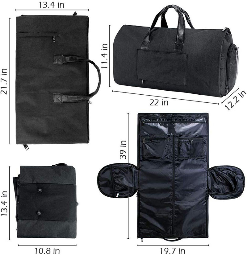 Garment Bag with Shoes Compartment