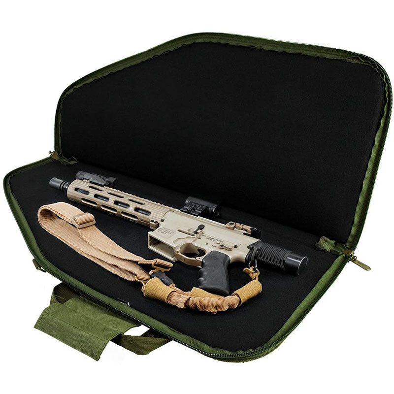 Green Full Size Rifle Pistol CASE