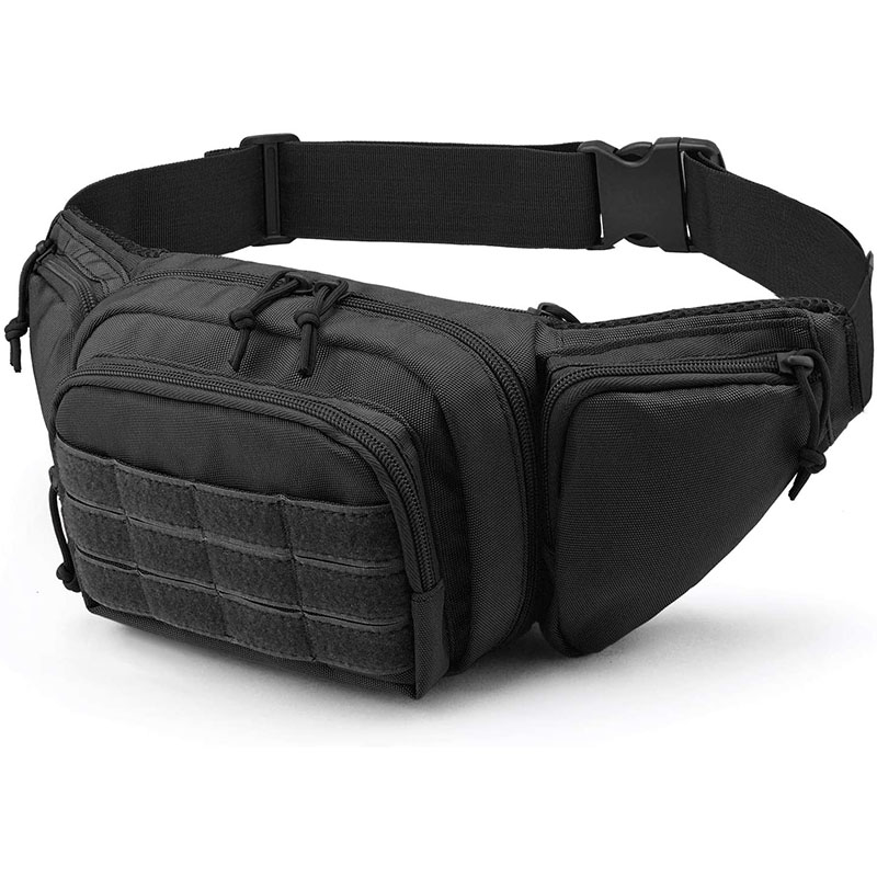 Gun rifle waist bag molle