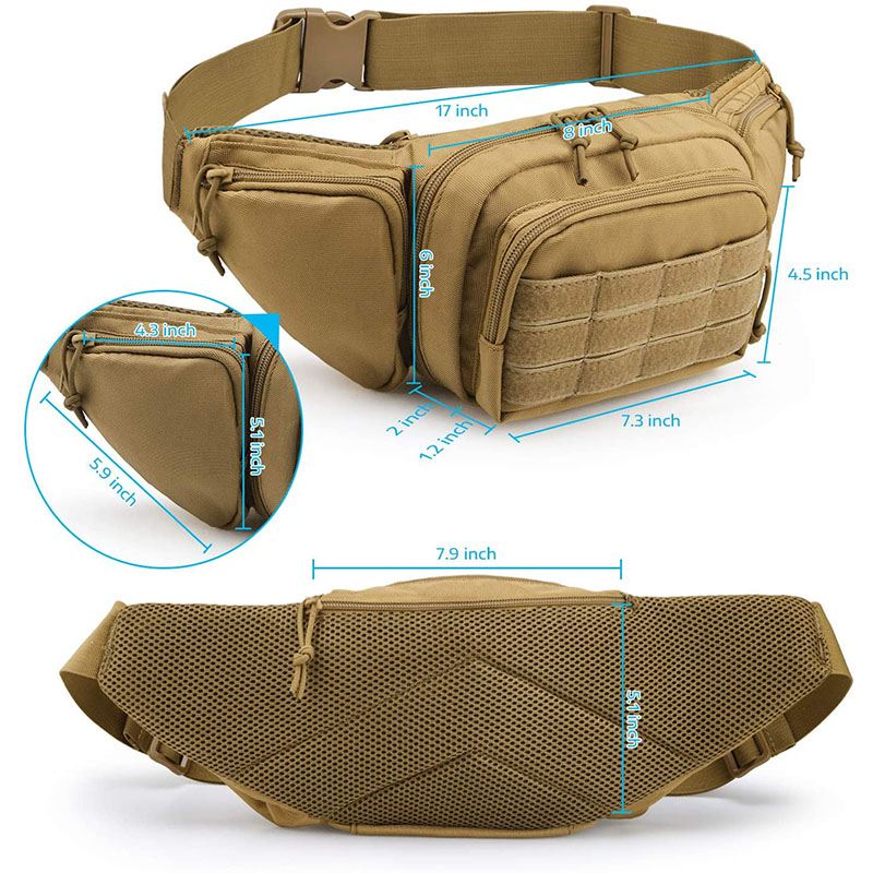 Carry pistol waist bag