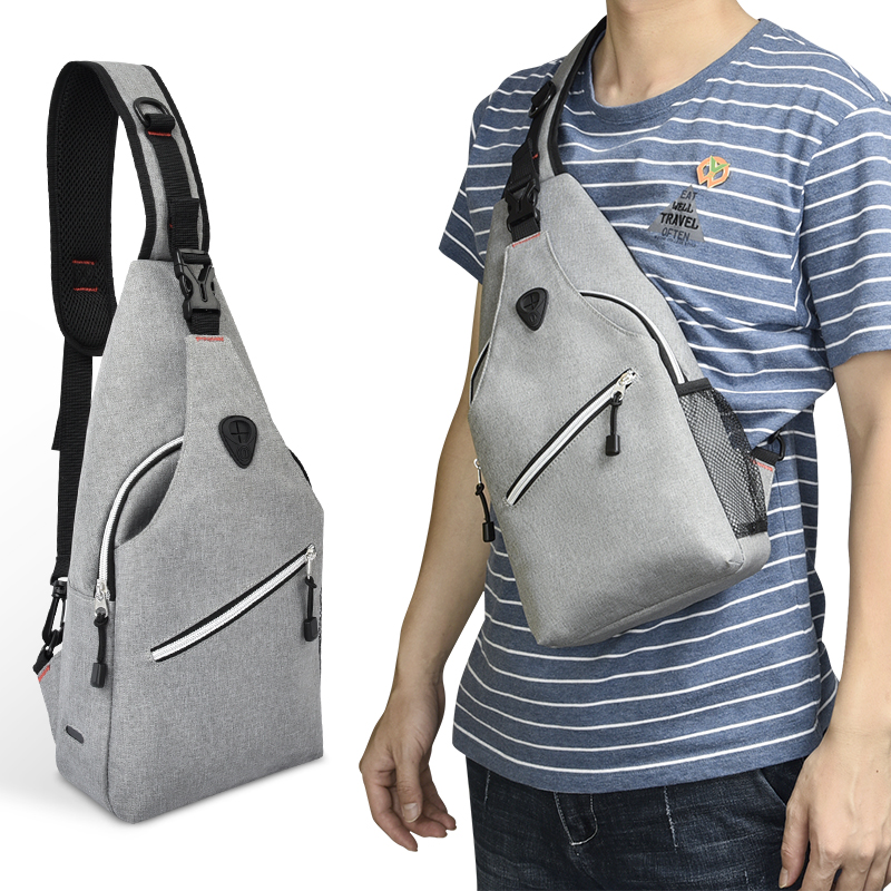 Travel sanitizer UVC messenger bag for men