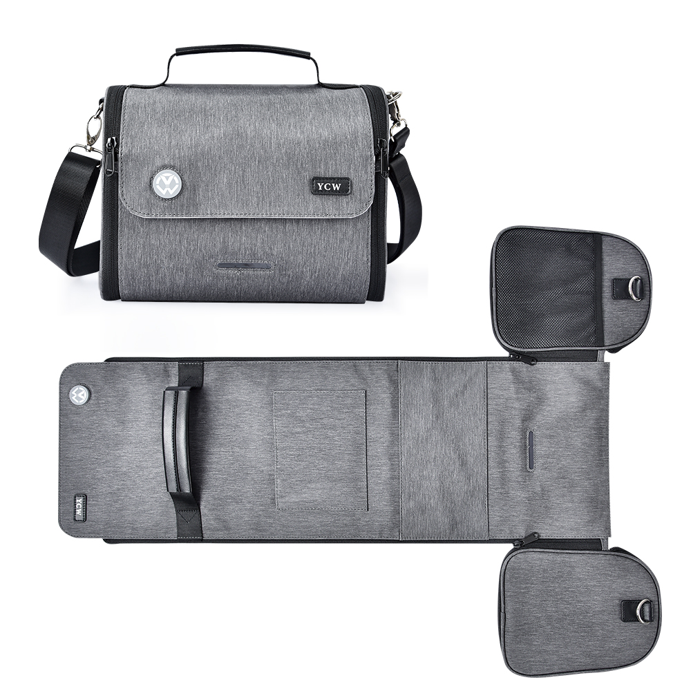 Portable flat pack uvc bag foldable