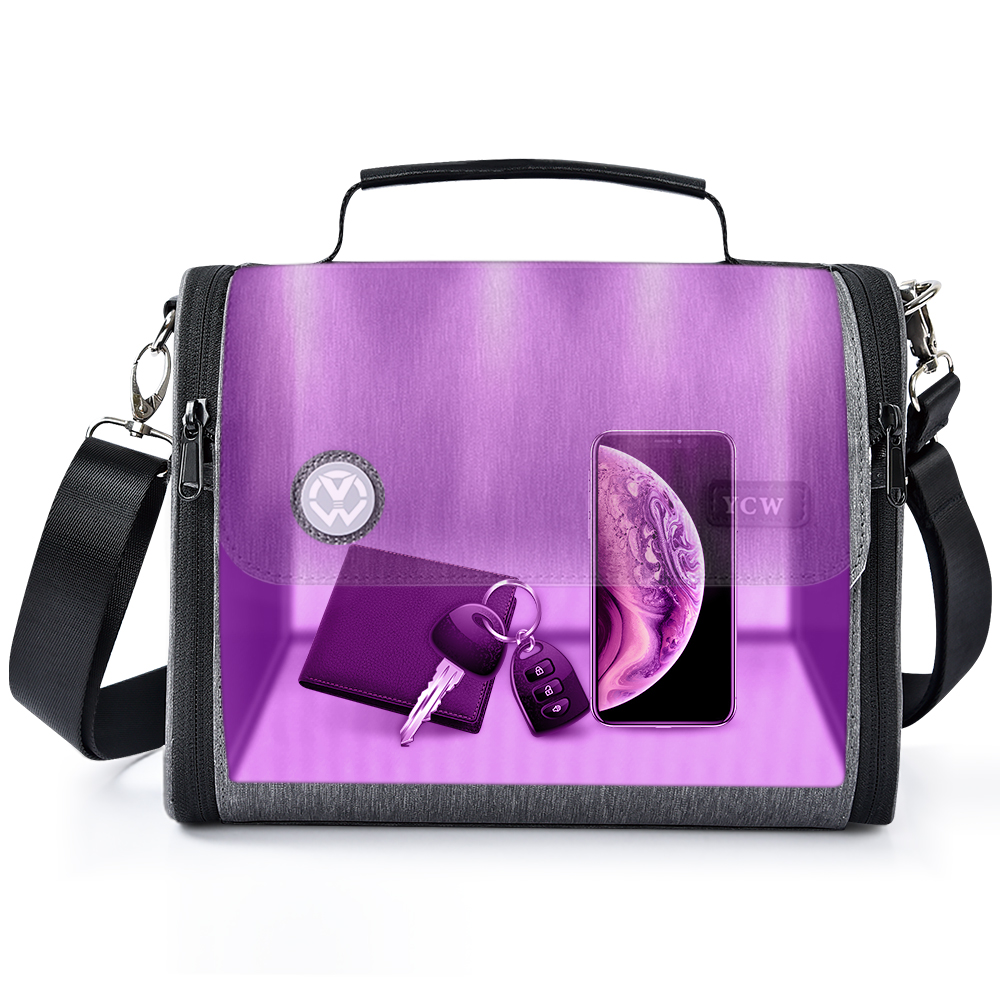 Portable flat pack uvc bag foldable