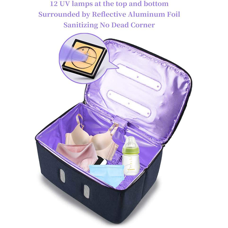 EPA number approved foldable smart uvc sanitizer bag