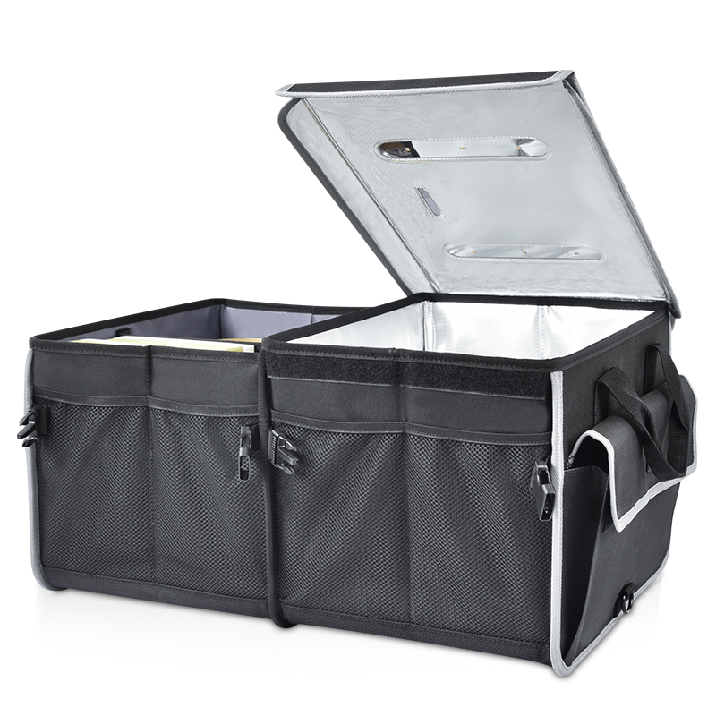 Unique foldable UVC car trunk organizer