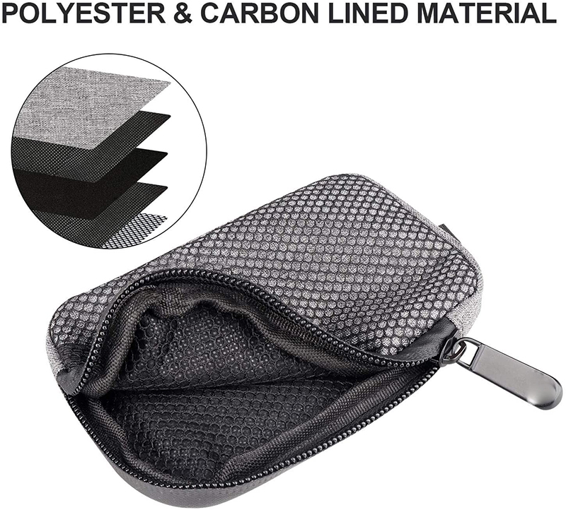 Carbon lined stash reusable smell proof bag