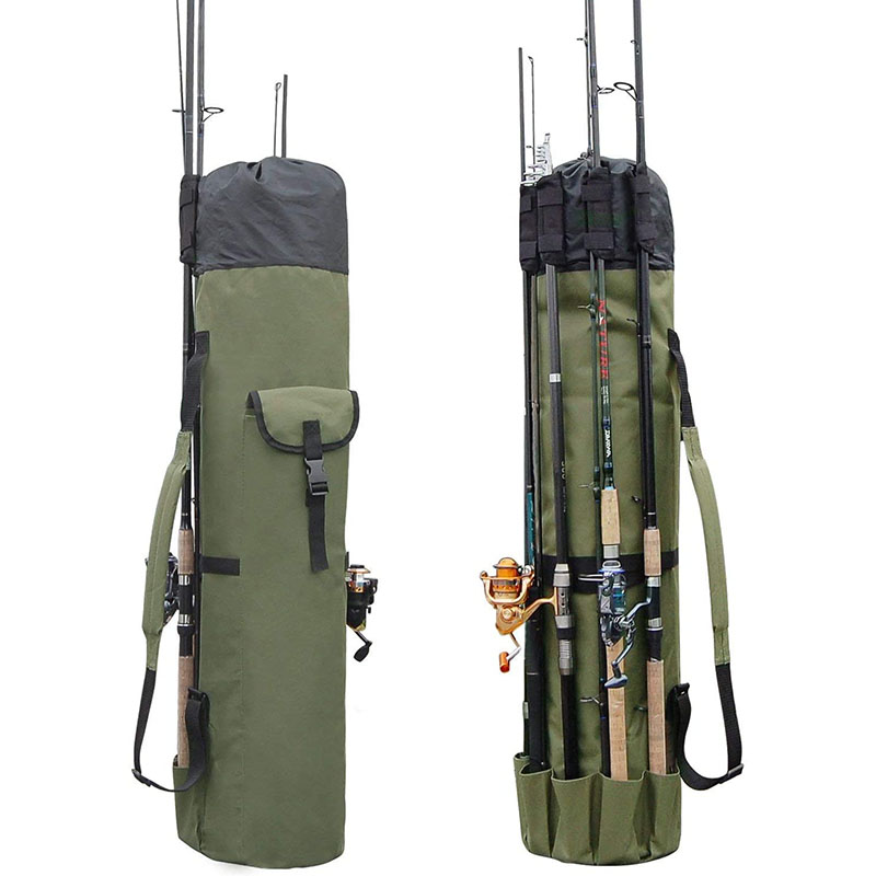 Fishing pole storage bag